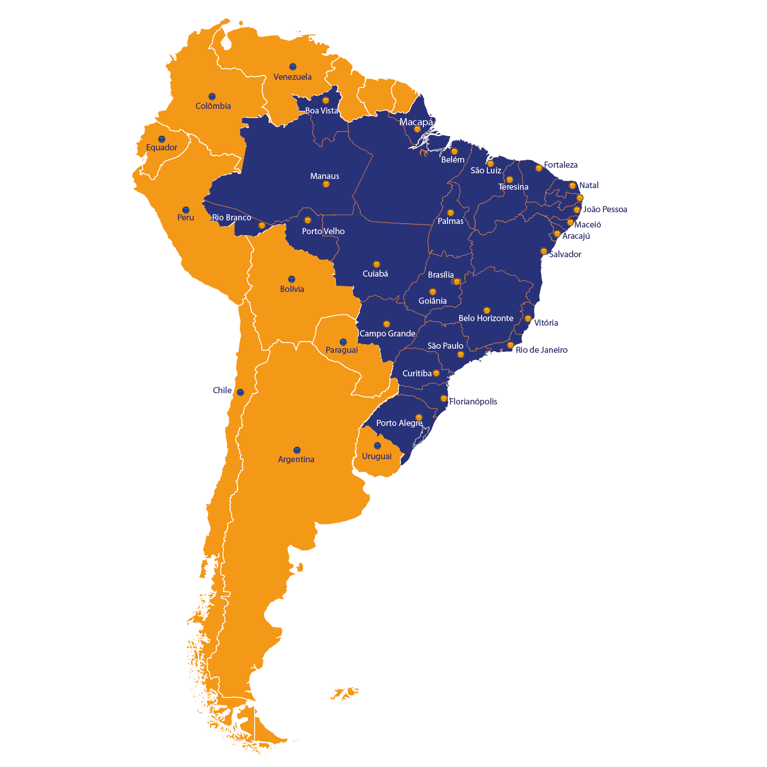 Latin America Map